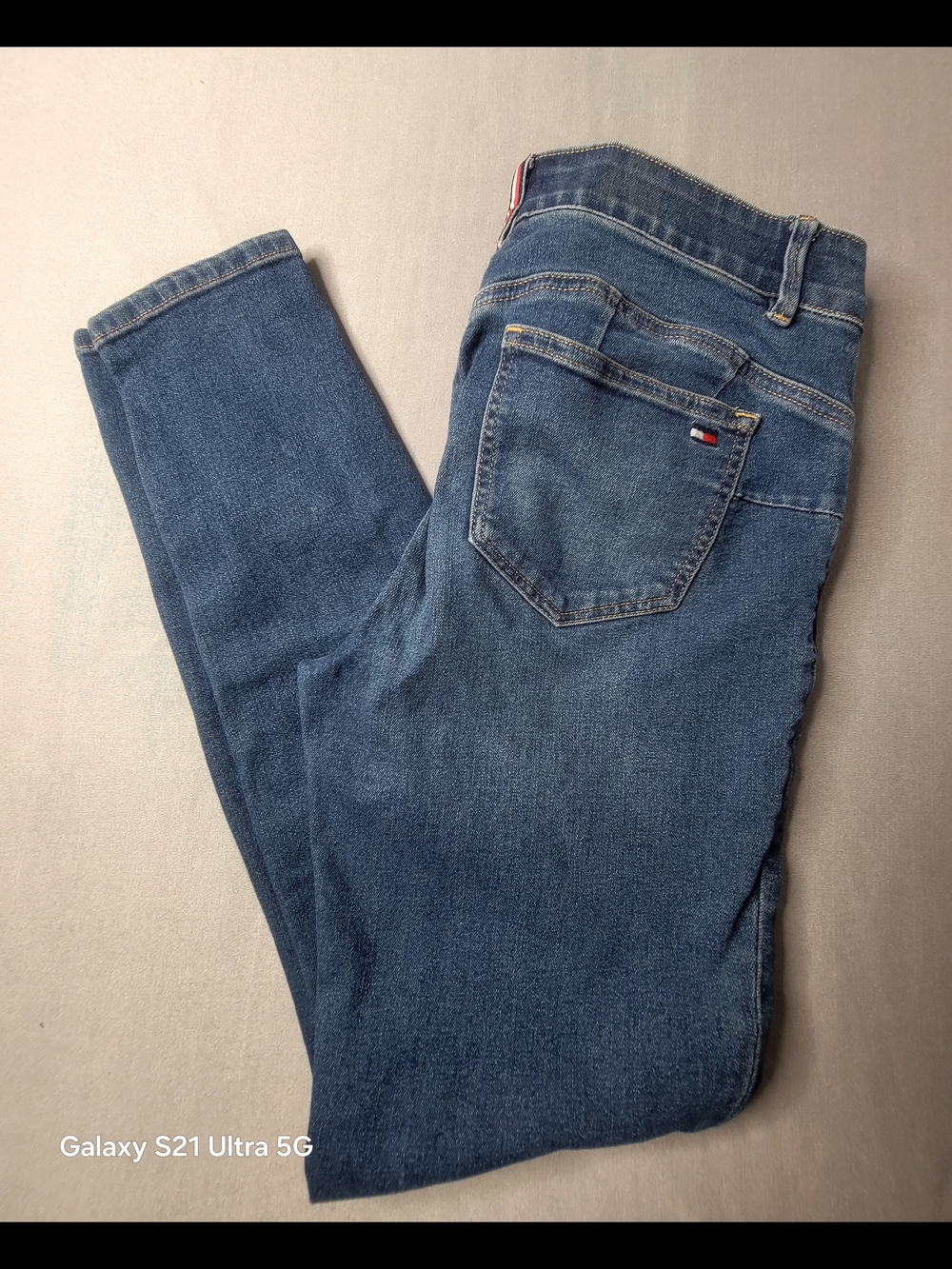 Tommy Jeans Womens Classic Blue Denim Jeans Size 6